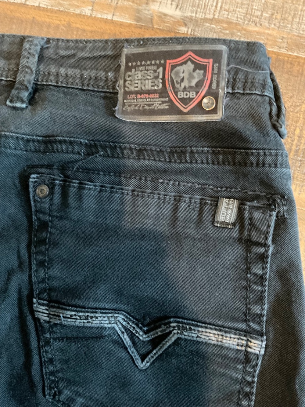 ROCK FOR FREEDOM BUFFALO DAVID BITTON BLACK SEMMOR JEANS